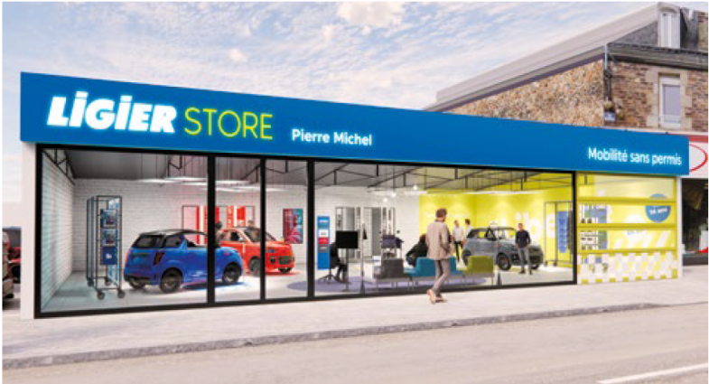 Les "Ligier Store", une nouvelle stratégie qui pourrait séduire les groupes de distribution