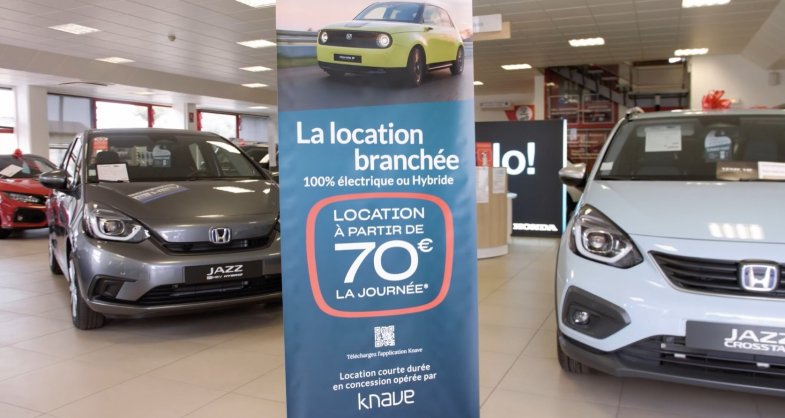 La location courte durée en test dans cinq concessions Honda