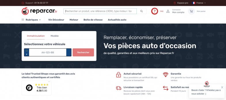 Reparcar Pièce de réemploi : Reparcar.fr lève 2 millions d’euros| autoactu.com