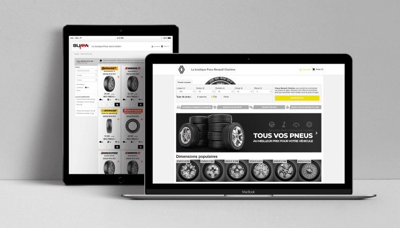 Spid Tech et Wyz déploient des sites de vente de pneus en ligne pour le compte de concessionnaires