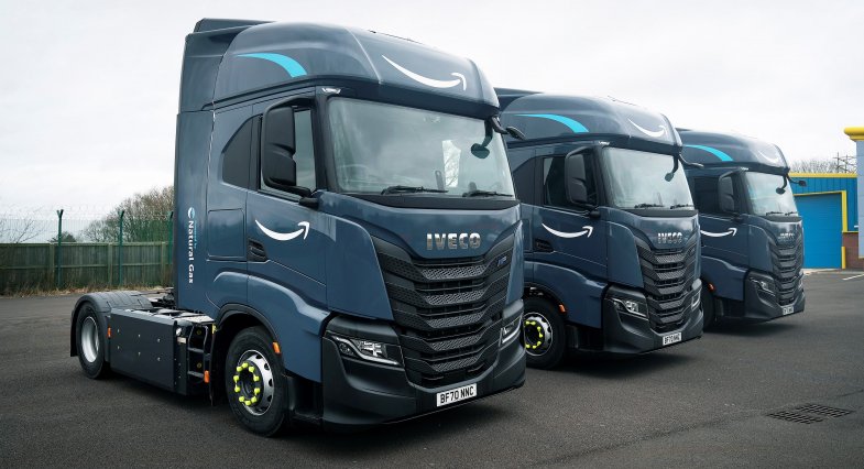 Iveco va livrer plus de 1.000 camions au gaz à Amazon