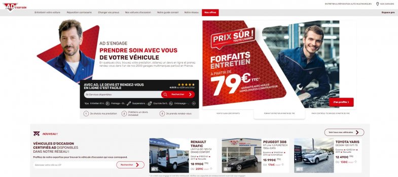 AD veut généraliser la vente de VO dans son réseau