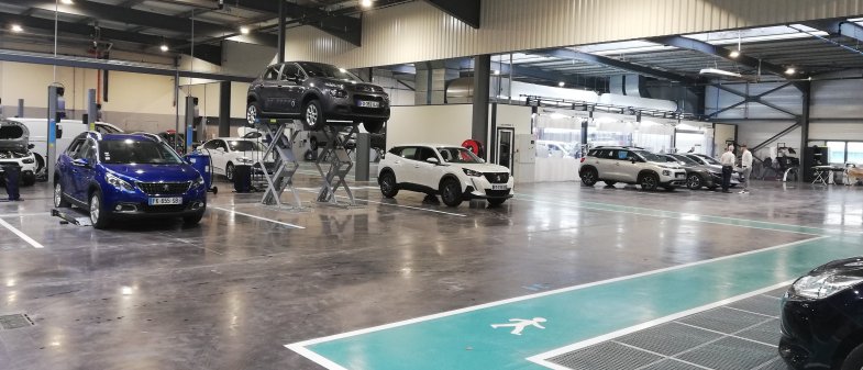 Le centre de reconditionnement de Stellantis & You à la pointe de la technologie