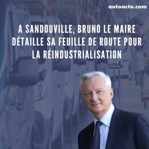 A Sandouville, Bruno Le Maire détaille sa feuille de route pour la réindustrialisation