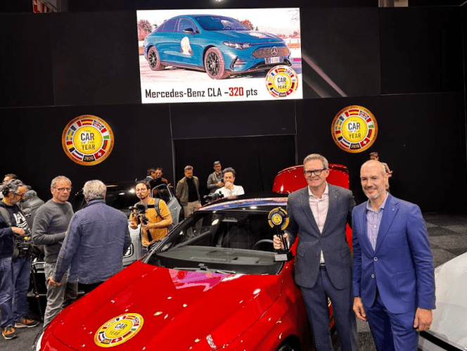 Le Mercedes CLA élu "Car of the Year 2026"