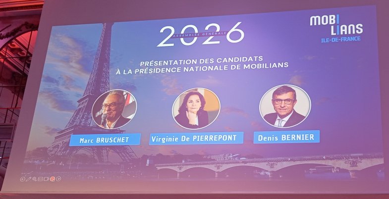 Trois candidats à la présidence de  Mobilians