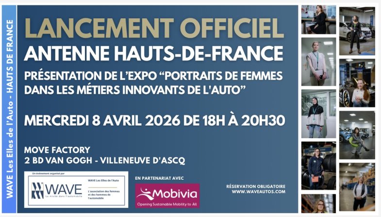 WAVE Les Elles de l’Auto lance son antenne Hauts-de-France !