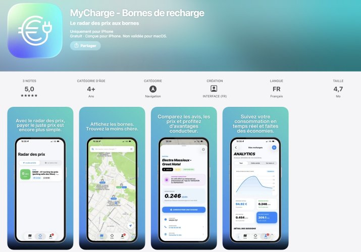 MyCharge veut mettre de la transparence dans les prix de recharge