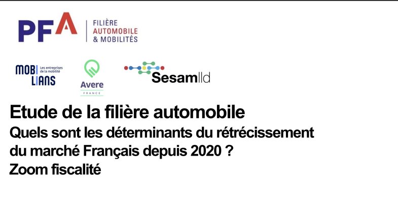 La réglementation et la fiscalité déterminantes dans la perte de 600.000 voitures par an sur le marché français