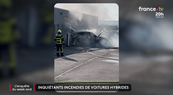 "Inquiétants incendies de voitures hybrides", encore une enquête traitée en fait divers dans le JT de France 2