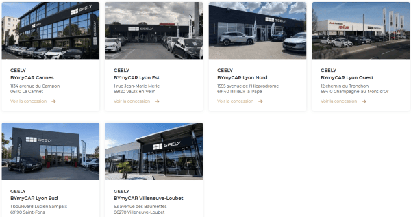 Bymycar signe avec Geely pour couvrir Lyon, Nice et Cannes